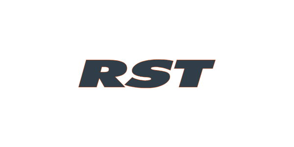 RST logo, symbolizing Linbo Transportation Tech's collaboration with the renowned brand for high-performance suspension systems in electric vehicles.